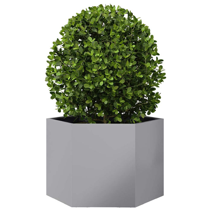 Fioriera Esagono 69x60x45 cm in Acciaio Zincato 851127