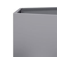 Fioriera aiuola rialzata vassoio piante fiori terrazzo giardino esagono 138 x 120 x 45 cm acciaio zincato Argento 02_0038640