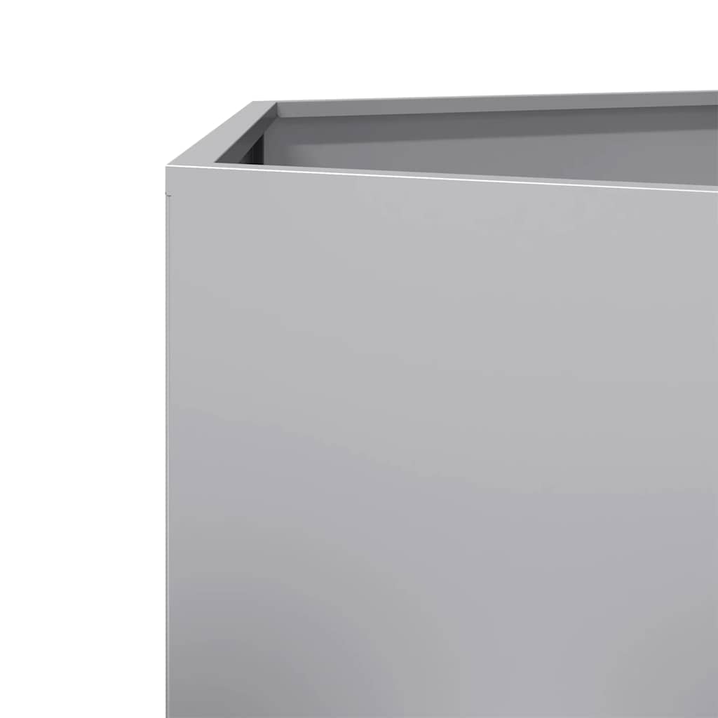 vidaXL Fioriera da Giardino Esagono 138x120x45 cm in Acciaio Zincato