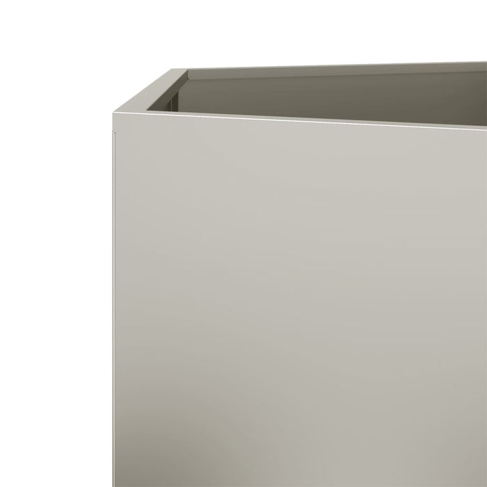 Fioriera da Giardino Esagono 138x120x45 cm in Acciaio Corten 851142