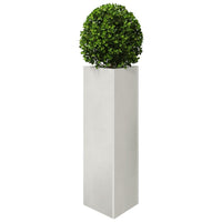 Fioriere da Giardino 2 pz Triangolari 35x35x75 cm Acciaio Inox