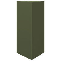 Fioriera Verde Oliva Triangolare 40x34,5x70 cm in Acciaio 851163
