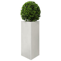 Fioriera da Giardino-Vaso da Esterno-Contenitore per Piante Triangolare 40x34,5x70 cm in Acciaio Inox