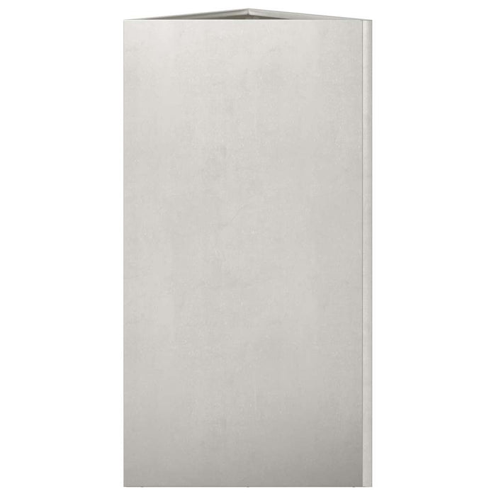 Fioriere da Giardino 2 pz Triangolari 40x40x75 cm Acciaio Inox 851166