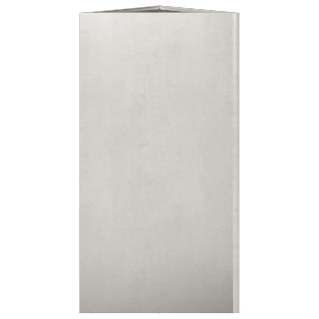 Fioriere da Giardino 2 pz Triangolari 40x40x75 cm Acciaio Inox