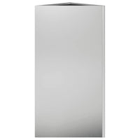 Fioriera da Giardino Triangolare 40x40x75 cm Acciaio Zincato 851167