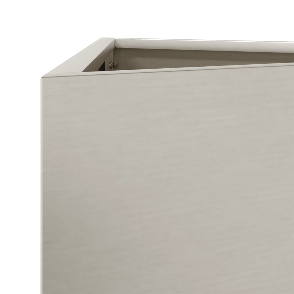 Fioriera da Giardino Triangolare 50x43x75 cm in Acciaio Corten 851183