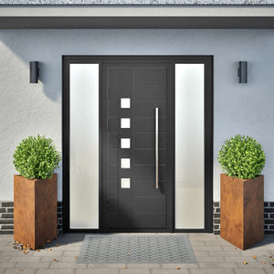 Fioriere 2 pz Triangolari 50x43x75 cm in Acciaio Corten 851184