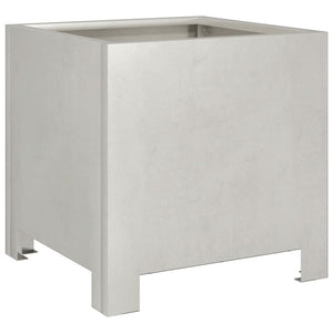 Fioriera da Giardino 30x30x30 cm in Acciaio Inossidabile 851193