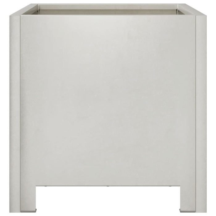 Fioriera da Giardino 30x30x30 cm in Acciaio Inossidabile 851193