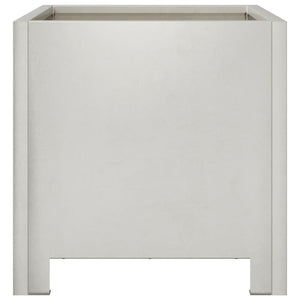 vidaXL Fioriere da Giardino 2 pz 30x30x30 cm in Acciaio Inossidabile