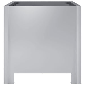 Fioriera da Giardino 30x30x30 cm Acciaio Zincato 851195