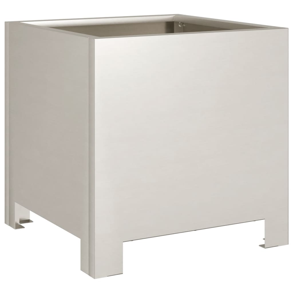 Fioriere da Giardino 2 pz 30x30x30 cm in Acciaio Corten 851198