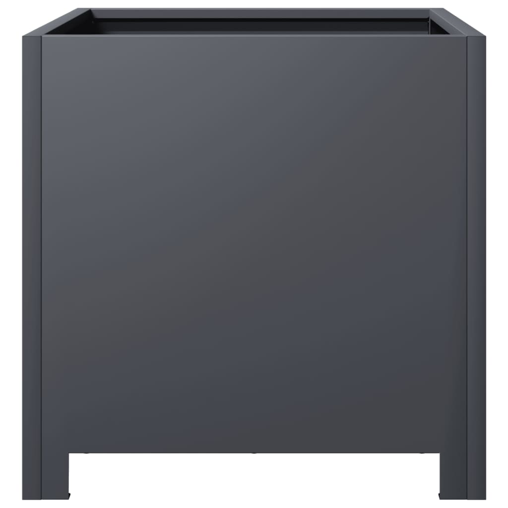 vidaXL Fioriere da Giardino 2 pz Antracite 40x40x40 cm in Acciaio