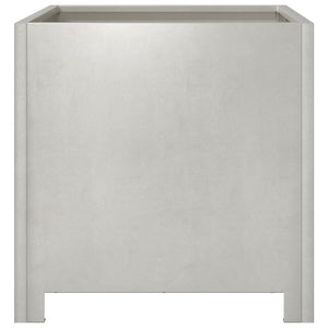 Fioriera da Giardino-Vaso da Esterno 40x40x40 cm in Acciaio Inox 985161