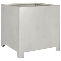 Fioriera da Giardino 40x40x40 cm in Acciaio Inox 851207
