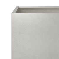 Fioriera da Giardino-Vaso da Esterno 40x40x40 cm in Acciaio Inox 985161