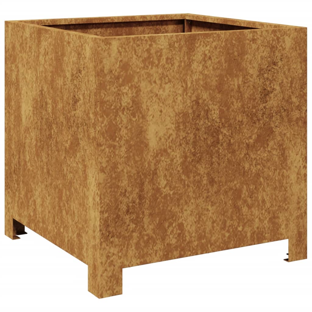 Fioriera da Giardino 40x40x40 cm in Acciaio Corten 851211