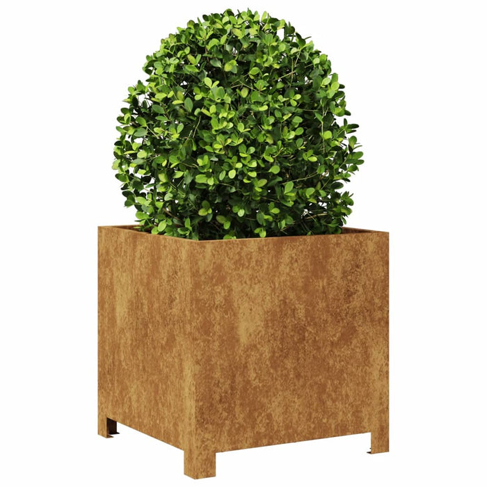 Fioriera da Giardino 40x40x40 cm in Acciaio Corten 851211