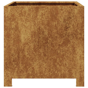 Fioriera da Giardino 40x40x40 cm in Acciaio Corten 851211