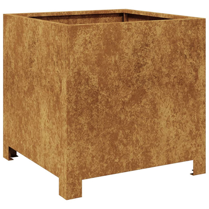 Fioriera da Giardino 40x40x40 cm in Acciaio Corten 851211