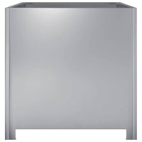 Fioriera da Giardino-Vaso da Esterno 50x50x50 cm in Acciaio Zincato 441563