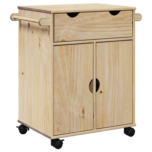 Carrello da Cucina OTTA 71x45x80 cm in Legno Massello di Pino 4013464