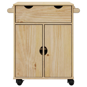 Carrello da Cucina OTTA 71x45x80 cm in Legno Massello di Pino 4013464