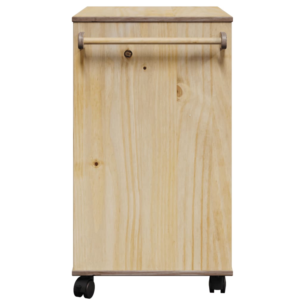 Carrello da Cucina OTTA 71x45x80 cm in Legno Massello di Pino 4013464