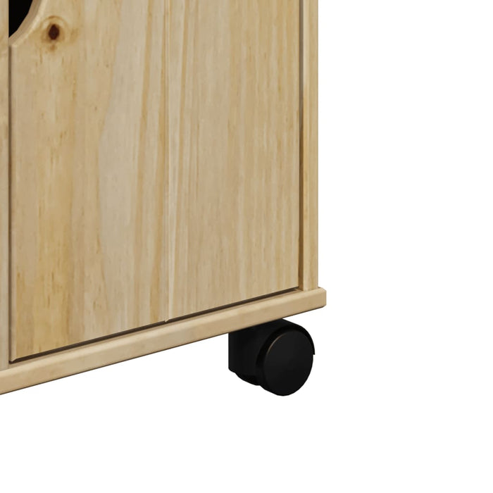 Carrello da Cucina OTTA 71x45x80 cm in Legno Massello di Pino 4013464