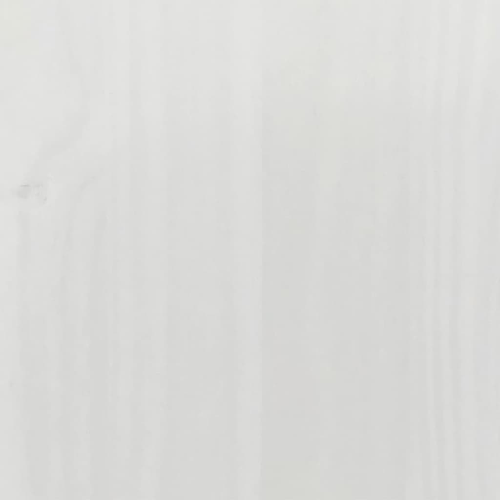 Tavolo da Pranzo Corona Bianco in Legno Massello di Pino