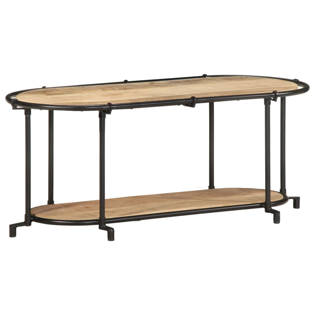 Mobile Porta TV-Mobile per TV-Credenza TV 100x42x40 cm in Massello di Mango Grezzo