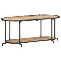 Mobile Porta TV-Mobile per TV-Credenza TV 100x42x40 cm in Massello di Mango Grezzo