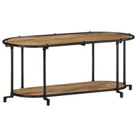 Mobile Porta TV-Mobile per TV-Credenza TV 100x42x40 cm in Massello di Mango Grezzo