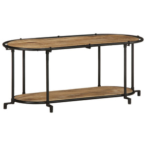 Mobile Porta TV-Mobile per TV-Credenza TV 100x42x40 cm in Massello di Mango Grezzo