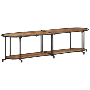 Mobile Porta TV-Mobile per TV-Credenza TV 160x42x40 cm in Legno Massello di Acacia