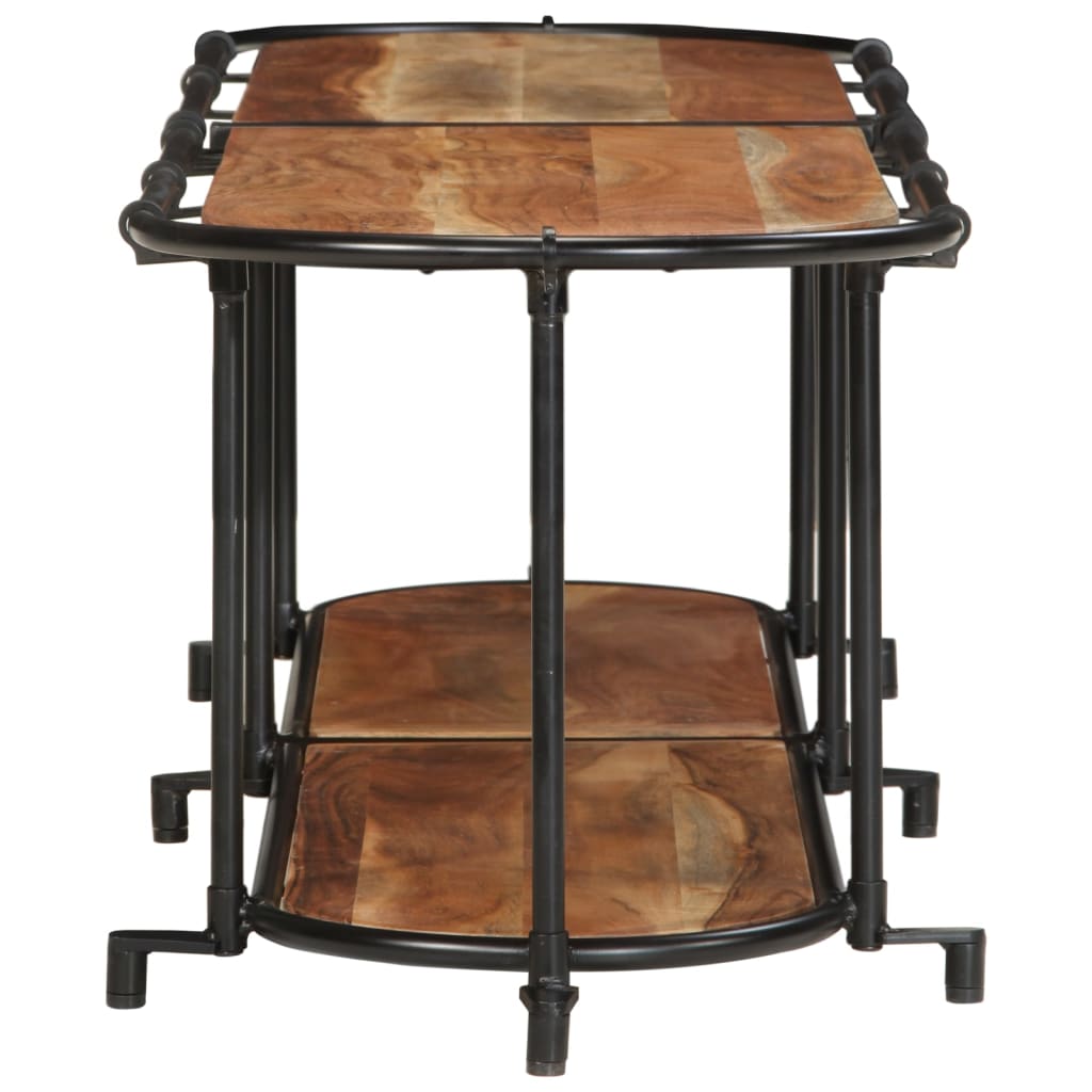 Mobile Porta TV-Mobile per TV-Credenza TV 160x42x40 cm in Legno Massello di Acacia