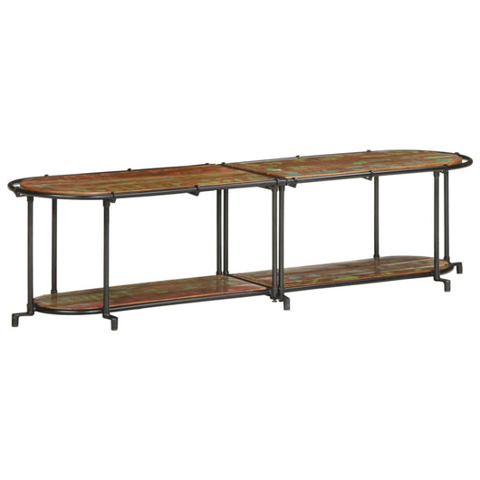 Mobile Porta TV-Mobile per TV-Credenza TV 160x42x40 cm in Legno Massello di Recupero