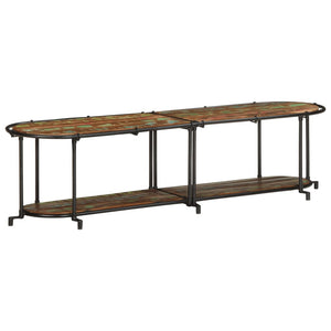 Mobile Porta TV-Mobile per TV-Credenza TV 160x42x40 cm in Legno Massello di Recupero