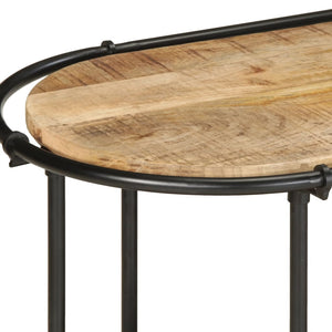 Mobile Porta TV-Mobile per TV-Credenza TV 200x42x40 cm in Massello di Mango Grezzo