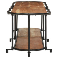 Mobile Porta TV-Mobile per TV-Credenza TV 200x42x40 cm in Legno Massello di Acacia