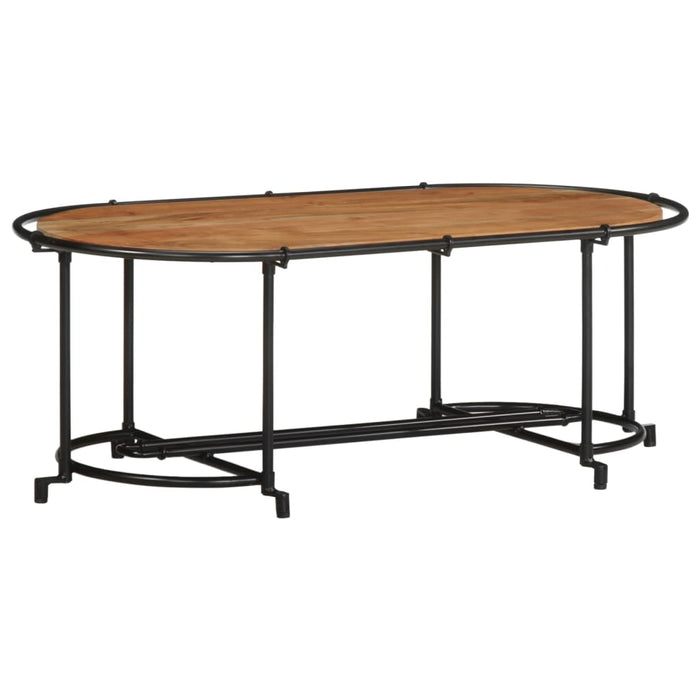 Tavolino da Salotto 110x55x40 cm in Legno Massello di Acacia 4013498