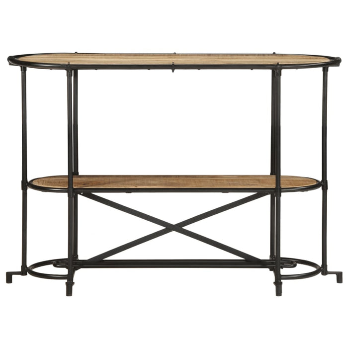Tavolo Consolle 110x42x76 cm in Legno Massello Grezzo di Mango 4013500