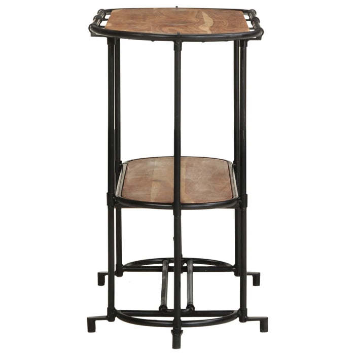 vidaXL Tavolo Consolle 110x42x76 cm in Legno Massello di Acacia