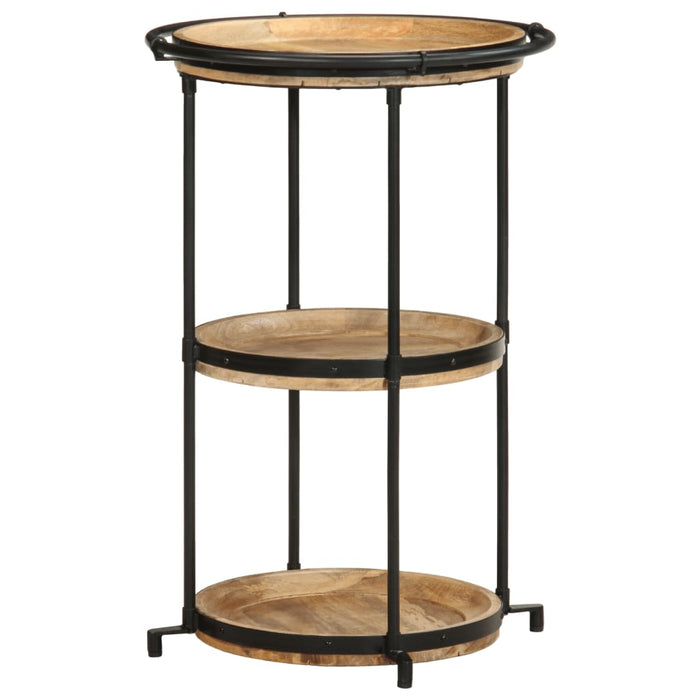 vidaXL Tavolino da Salotto Ø55x83 cm in Legno Massello di Mango