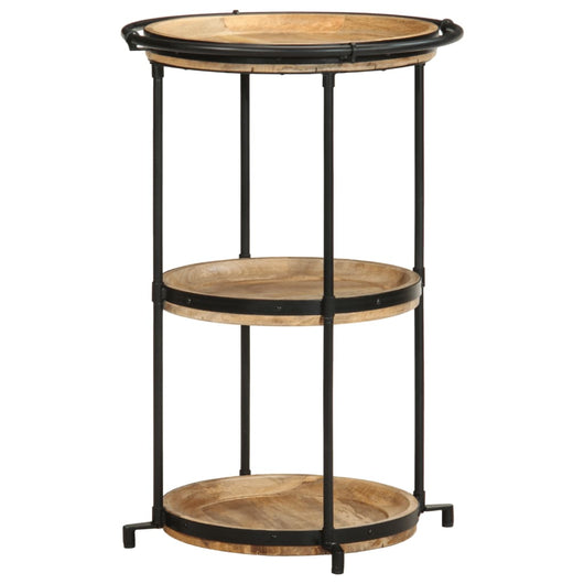 Tavolino da Salotto Ø55x83 cm in Legno Massello di Mango 4013509