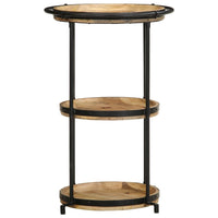 Tavolino da Salotto Ø55x83 cm in Legno Massello di Mango 4013509