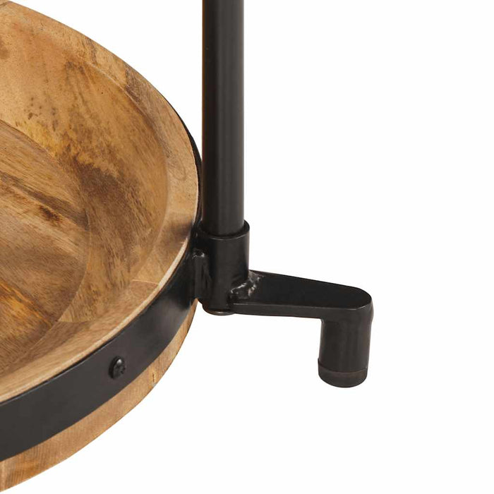 Tavolino da Salotto-Tavolino da soggiorno-Tavolo ?55x60 cm in Legno Massello di Mango