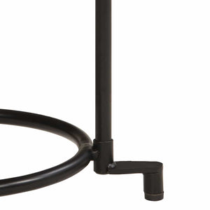 Set Tavolino 2 pz-Set di 2 Tavolino da soggiorno-Tavolo in Legno Massello di Acacia