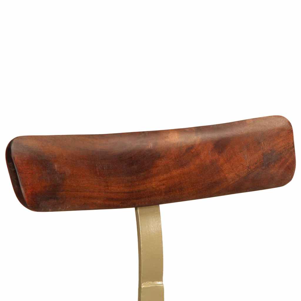 Sgabelli da Bar 2 pz 49x43x79 cm in Legno Massello di Mango 4013520